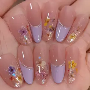 Press-On Nails with Adhesive Tabs for Easy Application and Removal Reusable and Gentle on Nails Ideal for Beginners or Short-Term Wear