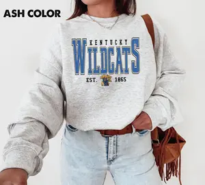 [Sale Up To 40%] Vintage Kentucky College Style Graphic Tee, Retro Campus Shirt, Classic University Aesthetic Outfit, Unisex Streetwear Crewneck