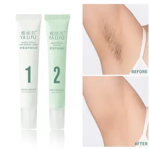 Yali Fu Gentle Lip Hair Removal Cream, Unisex Facial Hair Remover, Smooth Skin, Mildly Removes Small Beard, Face Sweat Hair Dye