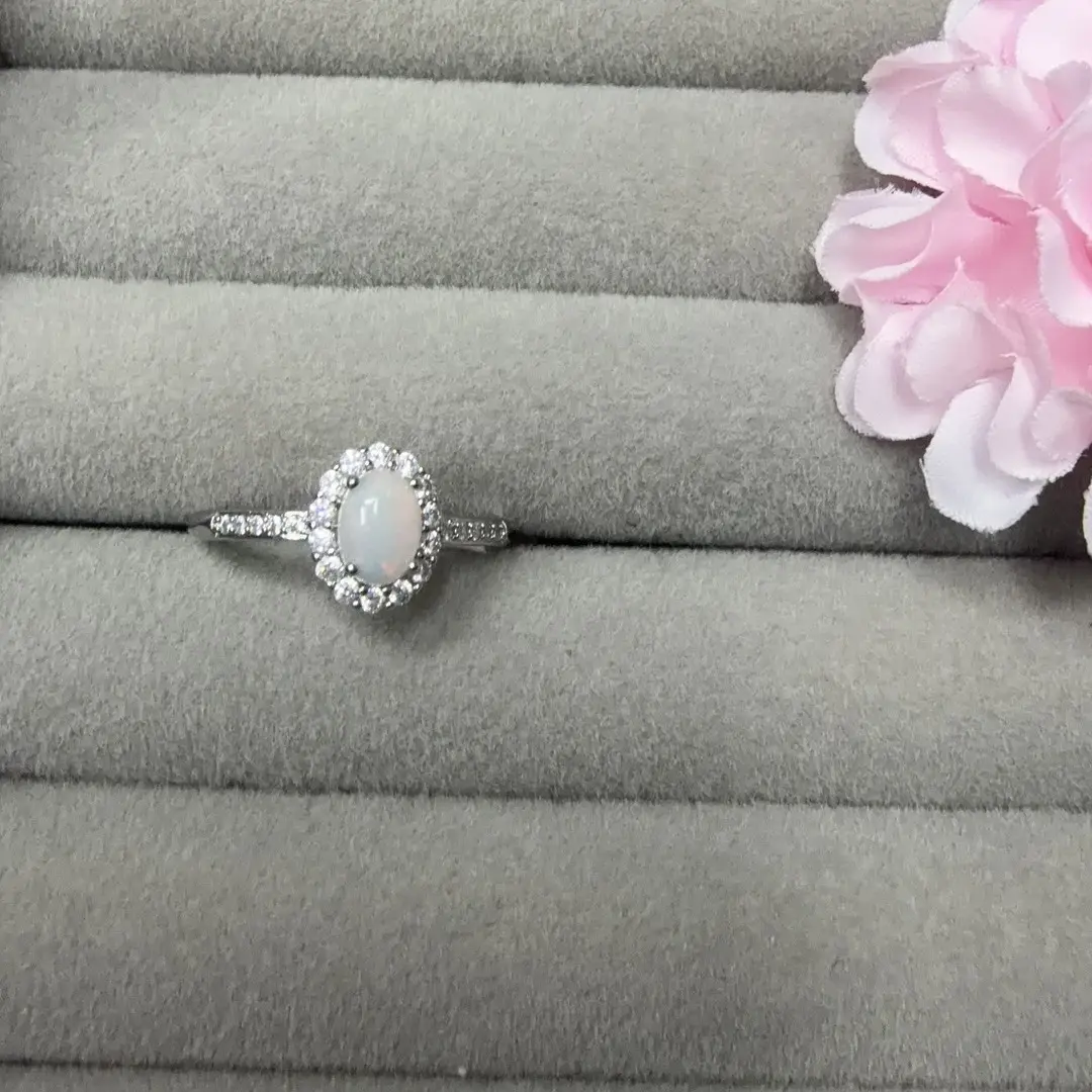 Simi(13720)gc.beautiful opal ring！