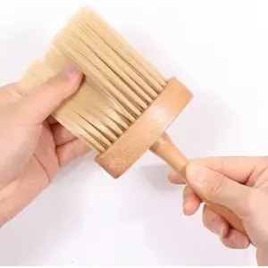 Premium Wooden Handle Keyboard Brush – Soft Bristles for Laptop, PC & Computer Cleaning, Car Detailing Brush for Dust Removal – Multipurpose Portable Cleaner for Electronics, Desk, and Gadgets