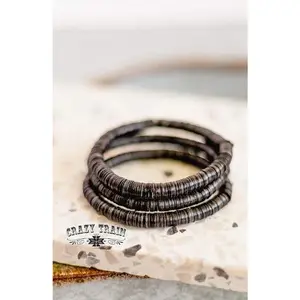 CRAZY TRAIN Black Time Stopper Bracelet