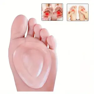 1pair Half A Yard Pad for The Forefoot Pad of The Water Droplet, Water Drop Design, Universal Forefoot Pad, Thickened, Breathable, Anti-abrasion Foot Inbed for Support Runners Gel Pad