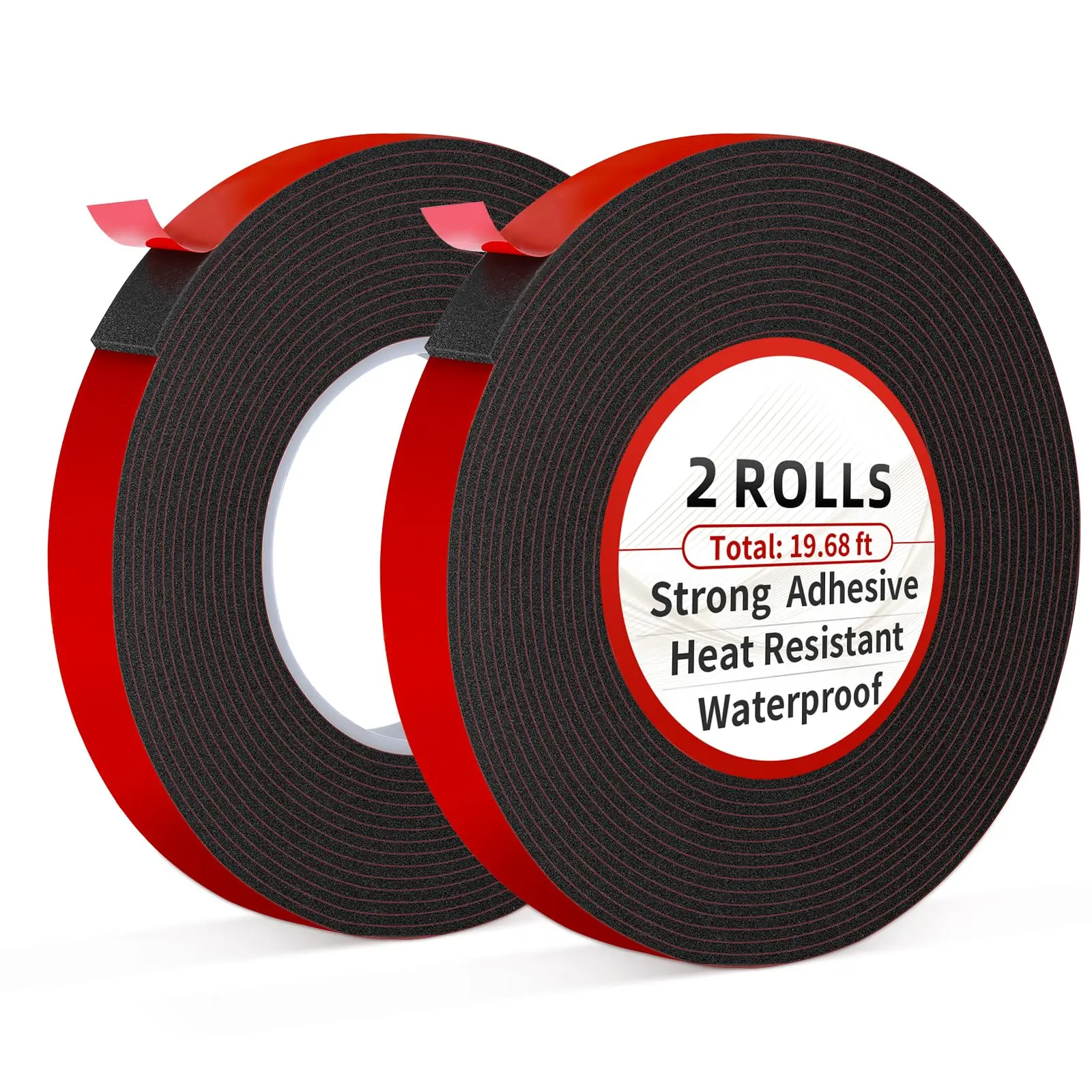 Strong Double-Sided Mounting Foam Tape, Waterproof Adhesive Tape for Car, Home DIY Projects (Office Stationery & Supplies)