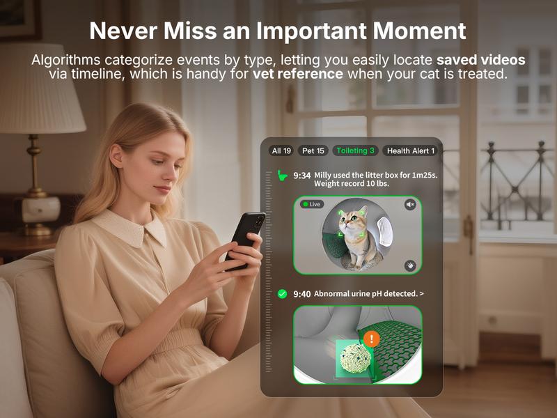 PETKIT PUROBOT MAX PRO2 AI-Camera Self Cleaning Cat Litter Box, 210° Wide Angle Lens, Automatic Cat Litter Box for Multiple Cats, 5G&2.4G WiFi/App Control/Odor-Free PETKIT PUROBOT MAX PRO2 AI-Camera Self Cleaning Cat Litter Box, 210° Wide Angle Lens, Automatic Cat Litter Box for Multiple Cats, 5G&2.4G WiFi/App Control/Odor-Free