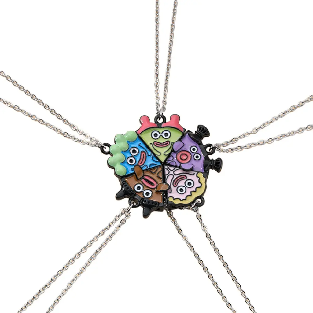 Best Friend Pizza Pendant Necklace Magnetic Necklace - TikTok Shop
