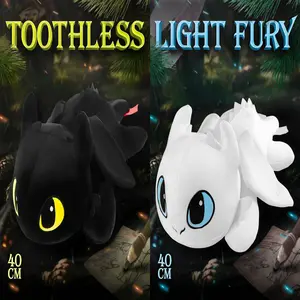 40cm/15.75in Toothless Plush How To Train Your Dragon Anime Figures  Plush ToysPerfect Gift for Boys & Girls