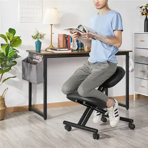 Yaheetech Kneeling Chair Ergonomic Posture Chair for Office Home, Adjustable Knee Stool Office Chair with Thick Foamed Cushion Yaheetech Kneeling Chair Ergonomic Posture Chair for Office Home, Adjustable Knee Stool Office Chair with Thick Foamed Cushion