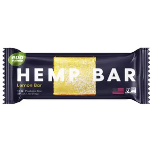 Evo Hemp Lemon Bar Hemp Protein Nutrition Bar