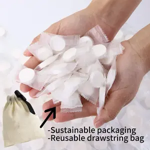 50pcs Compressed Towels with Pouch, Portable Mini Disposable Face Camping Towels, Ideal for Travel, Home, Hotel, Outdoor Activities