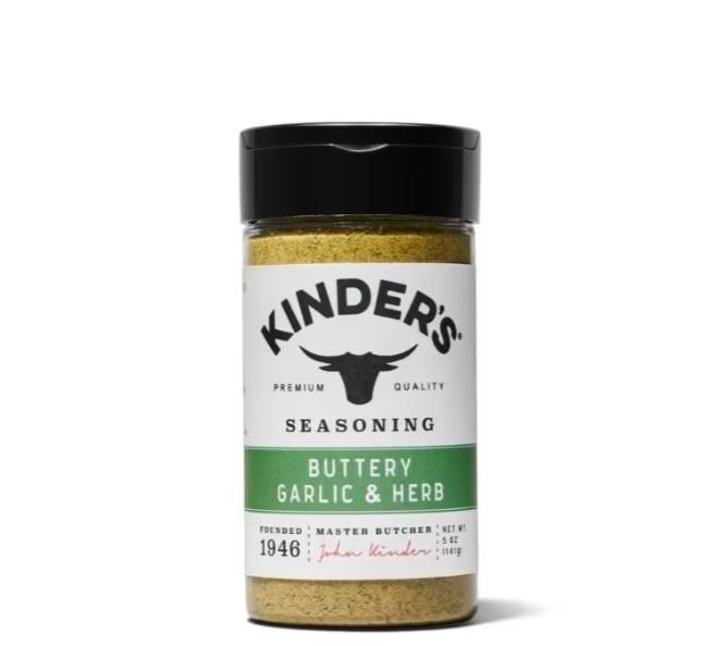 Kinder's The Blend Seasoning with Salt, Pepper, and Garlic, Buttery Garlic & Herb and Buttery Steakhouse Seasoning Variety Pack Kinder's The Blend Seasoning with Salt, Pepper, and Garlic, Buttery Garlic & Herb and Buttery Steakhouse Seasoning Variety Pack