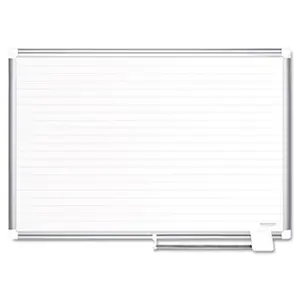 Mastervision  MasterVision Ruled Planning Board 48x36 White-Silver