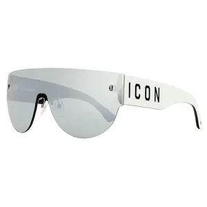 Dsquared2 Icon Shield Sunglasses Icon 0002/S CCPT4 White 99mm