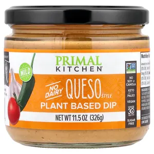 Primal Kitchen Plant Based Dip, Mild, Queso Style, 11.5 oz (326 g)