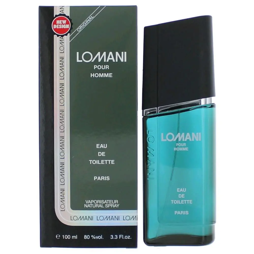 Lomani Pour Homme Eau de Toilette for Men, Original and Authentic Men's Cologne Spray, 3.4 oz Bottle (100 ml)