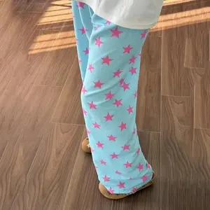 Anime JOJO STEEL BALL RUN Jonathan Joestar Cosplay Pants Costume Blue Casual Pants Summer Home Pajamas Clothes