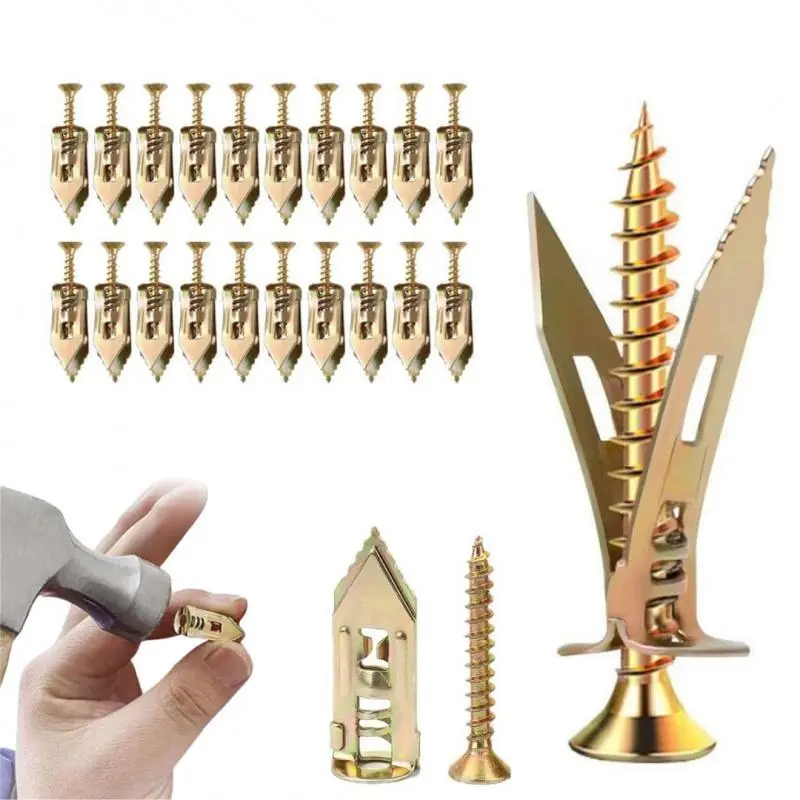 Drywall Self Drilling Anchors & Screws, Wall Anchors with Screws, Hollow Screws & Anchors for Cabinet Fixing Accessories