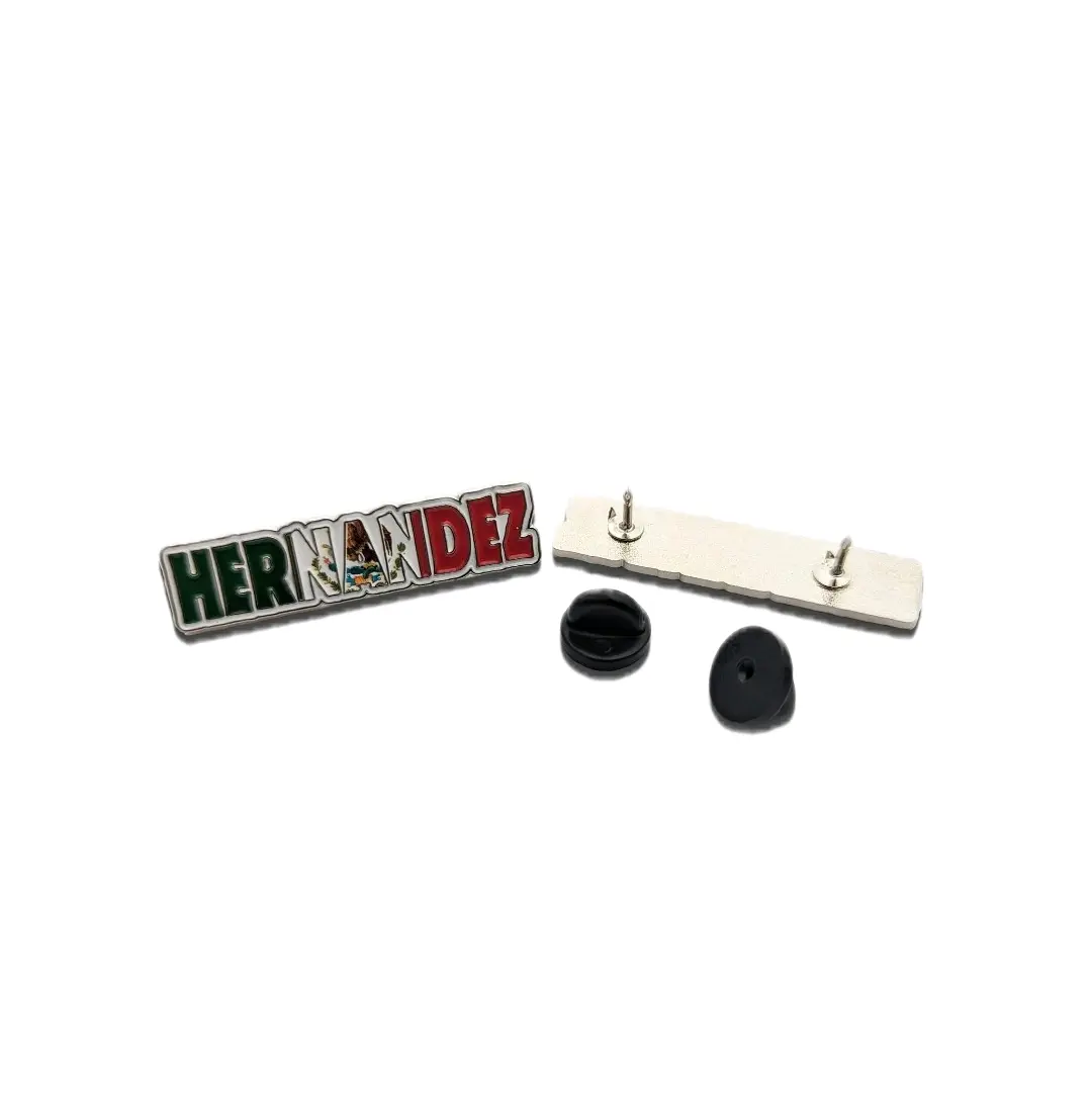 Pin Hernandez Pin for Caps Clothing Enamel Badge MTZ Mexican Flag Pin Hdz Flag