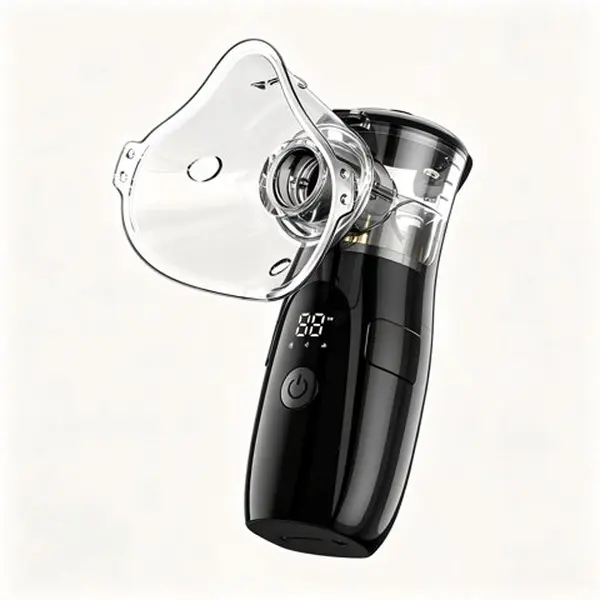USB Rechargeable Mesh Nebulizer Machine, Cordless Handheld Design with Easy Operation & Included Accessories for Home/Travel