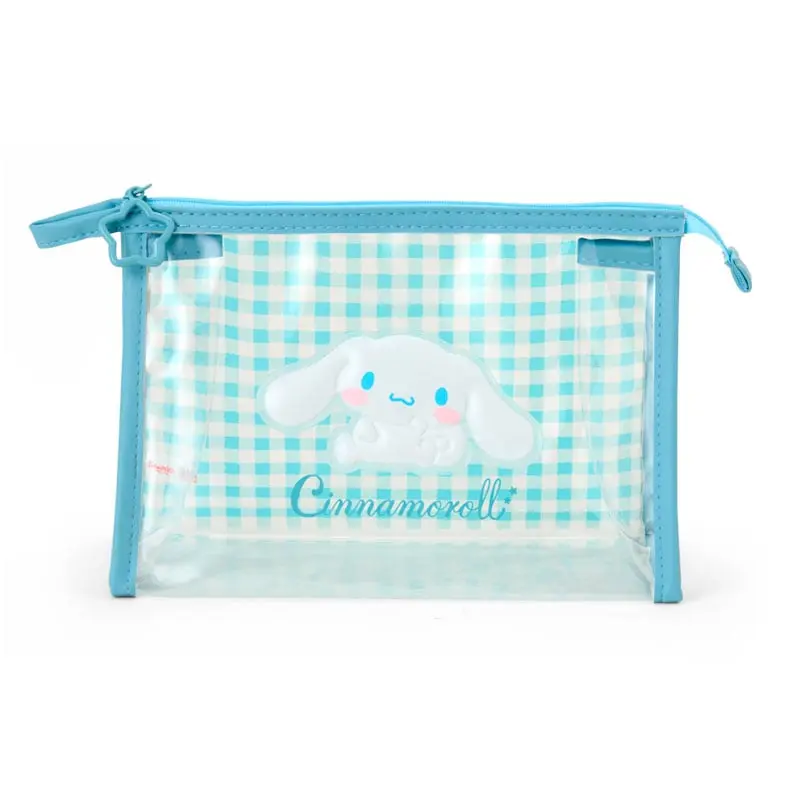 Cinnamoroll Clear Gingham Zipper Pouch Cinnamoroll Clear Gingham Zipper Pouch