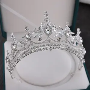 Luxury Wedding Bridal Wedding Alloy Crown, Hair Accessories, Wedding Trip, Shoot Stage Crown, Styling Accessories Bridal Tiaras