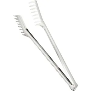 Comb Shaped Stainless Steel Spaghetti Tongs Noodles Pasta Clip Kitchen Cooking Tool