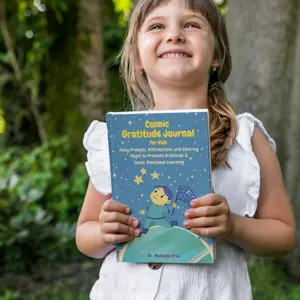 Cosmic Gratitude Journal for Kids: Daily Prompts, Affirmations, and Coloring Pages to Promote Gratitude & Social-Emotional Learning