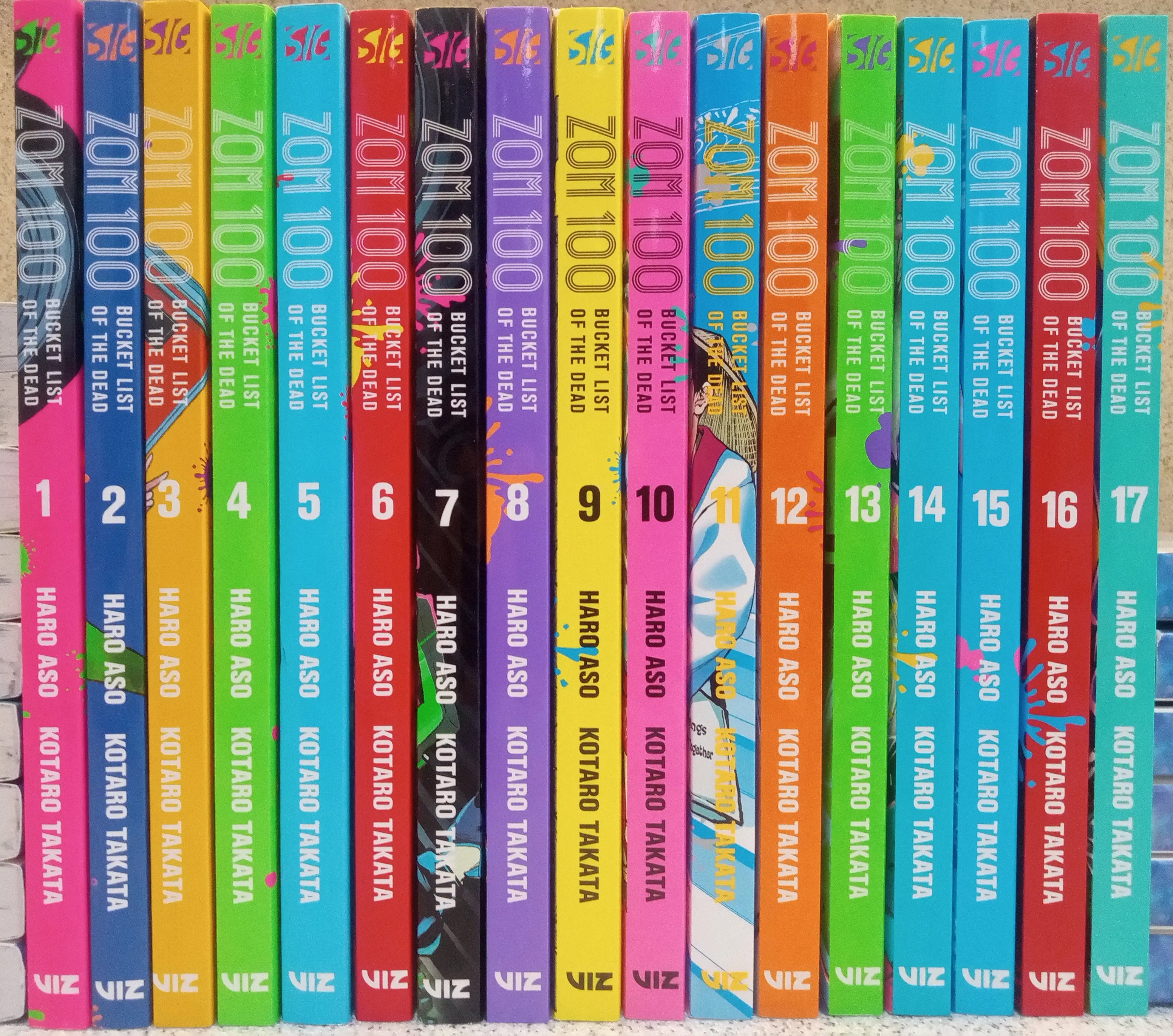 Zom 100: Bucket List of the Dead Complete Manga Set Vol. 1-18