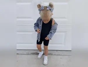 Bikeshort Romper - Black 