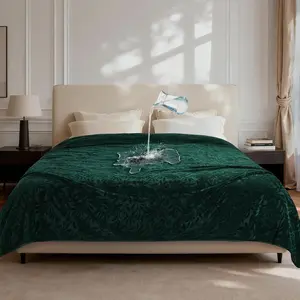 Blanket for Bed: Soft Flannel Love Blanket 60"x80" for  Size Bed, Stain & Leak Proof Sofa Protector   Blanket for Pets, Includes a Storage Bag
