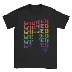 Wizard of Oz Vintage Tee Featuring Wicked Witch and Rainbow Movie Theme