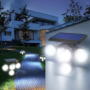 Solar Powered Outdoor LED Light, Waterproof Solar Wall Light, Outdoor Floor Light, Lawn Floor Light, Decorative Light for Garden Patio Yard Deck Fence Garage