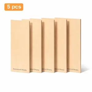 Premium Basswood Craft Wood Board, Ideal for Handmade DIY Projects, Door Signs, Guide Plaques, Long Wooden Boards, Multiple Sizes Available