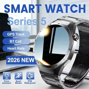 2026 New Fitness Multifunctional Smart Watch for Men, HD Amoled Screen, Heart Rate Monitoring, Bluetooth-compatible Calling, 1.52 Inch, IP68 Waterproof, Android Compatible