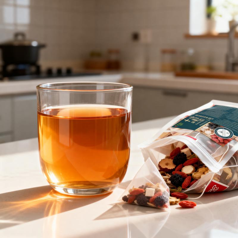 Ginseng Ten Treasures Tea 7.05oz/200g/bag 10g x 20 packets Natural Herbal Infusion for Health paper tea bags chinese tea body tea Herbal Kidney Cleansing Ginseng Tea Herbal Kidney & Liver Support Tea kidney cleanse