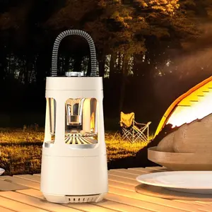 Portable Outdoor Lantern with Wireless Speaker, Rechargeable Waterproof Outdoor Lighting with Brightness Adjustment, 360° Surround Sound Speaker, Suitable for Gardens, Courtyards