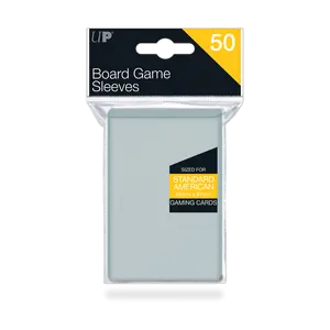 Standard American Board Game Sleeves (50ct) for 56mm x 87mm Cards
