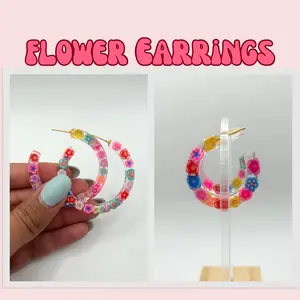 Flower Hoops