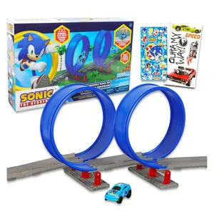 Sonic The Hedgehog Turbo Speed Double Loop Buildable Track Set