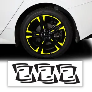 Kia K5 2021-2026 Wheels Blackout Chrome Delete Kit – Precut Gloss Black Vinyl Overlays