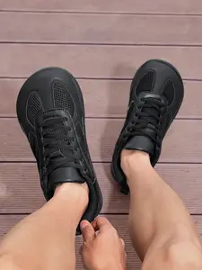 Unisex Sports Shoes, Durable Anti-Slip Wide Toe Sneakers, Barefoot Style, Comfortable Low Top, Breathable Mesh Upper, Fashion Versatile