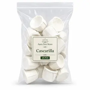 Cascarilla 20 PCS – Original Efun Spiritual Supply Made from Eggshell, Traditional Yoruba & Afro-Caribbean Ritual Use, Altar Work & Cleansing Practices