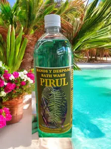 Pirul Bath Wash - Traditional Peruvian Pepper Tree Leaves & Berries for Spiritual Cleansing & Protection - Fresh or Dried Ingredients - 32oz Body Care Clear