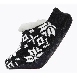 MeMoi Women's XOXO Nordic Plush Lined Non-SkidSlippers