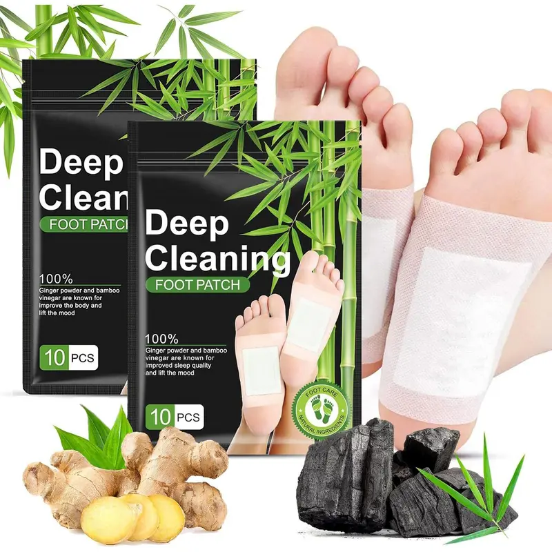 Deep Cleansing Foot Pads 20pcs/Box Natural Foot Pads,Convenience Foot Care Product