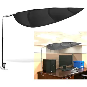 Office Cubicle and Desk Shade Adjustable Cubicle Shade Black Leaf,The Original Cubicle and Desk Shade