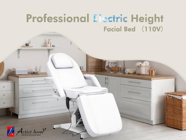 Massage Table Electric Height Adjustable Massage Bed Massage Bed Facial Bed Lash Bed for Eyelash Extensions Salon Chair
