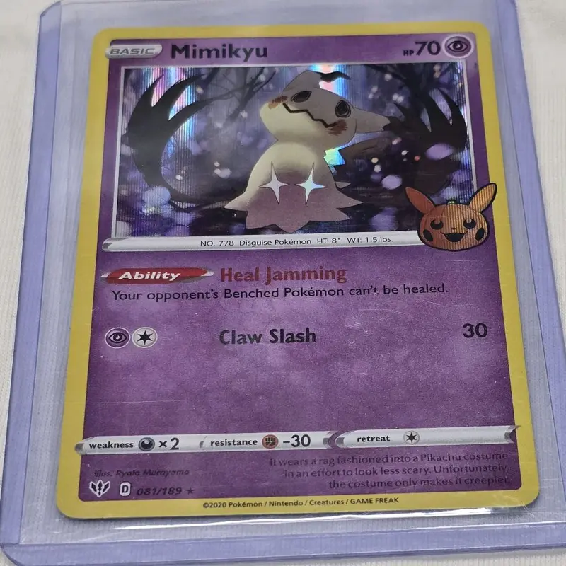 24k gold plated pokémon cards Mimikyu ex (069/159) (Journey Together Stamped) [Miscellaneous Cards] –  Dungeons & Javas main image 0
