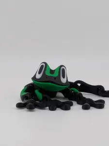 🐸🧲 Magnetic Flexi-Frog | 6-Point Grip Articulated Fidget | New "Venom" Colors! 🐍🟡