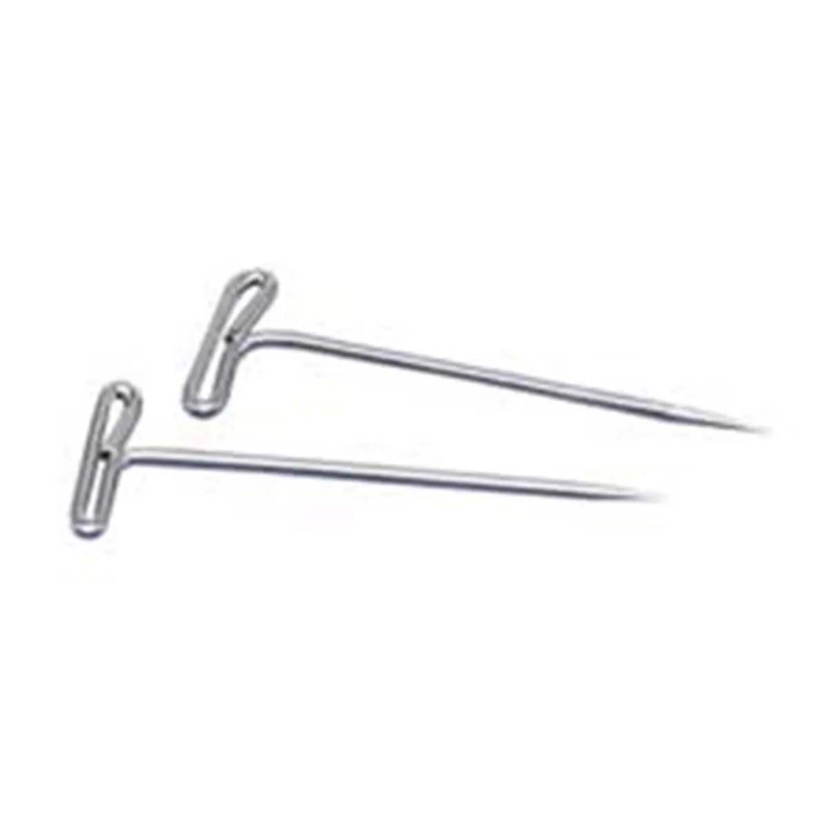 Gem Office Products- LLC. GEM T Pins- 2in. Length- .56in. Head Width- Silver